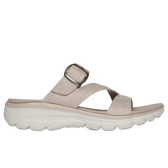 Skechers Women's Easy Going - Slides Sandals Relaxed Yoga Foam Fit Sz 8.5 Taupe - Picture 3 of 9